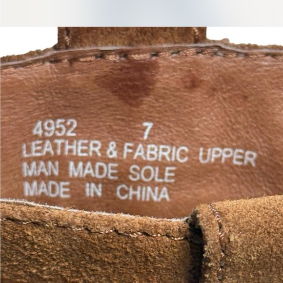 Minnetonka Boho Festival Boots Size 7 | Suede & Southwest Tribal Print - Picture 8 of 8